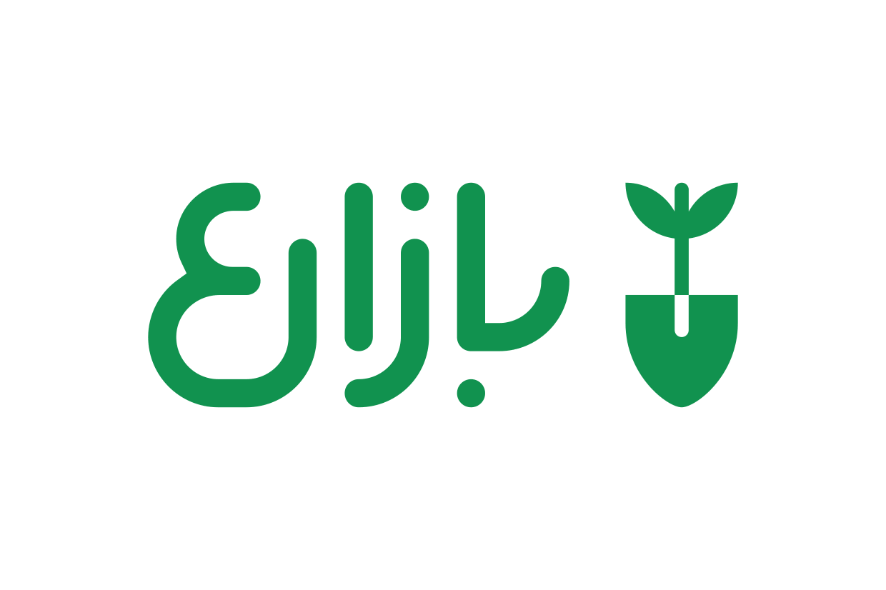 طراحی لوگو بازارع با بیل و کلنگ!